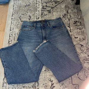 Abercrombie ultra high rise straight jeans size 30